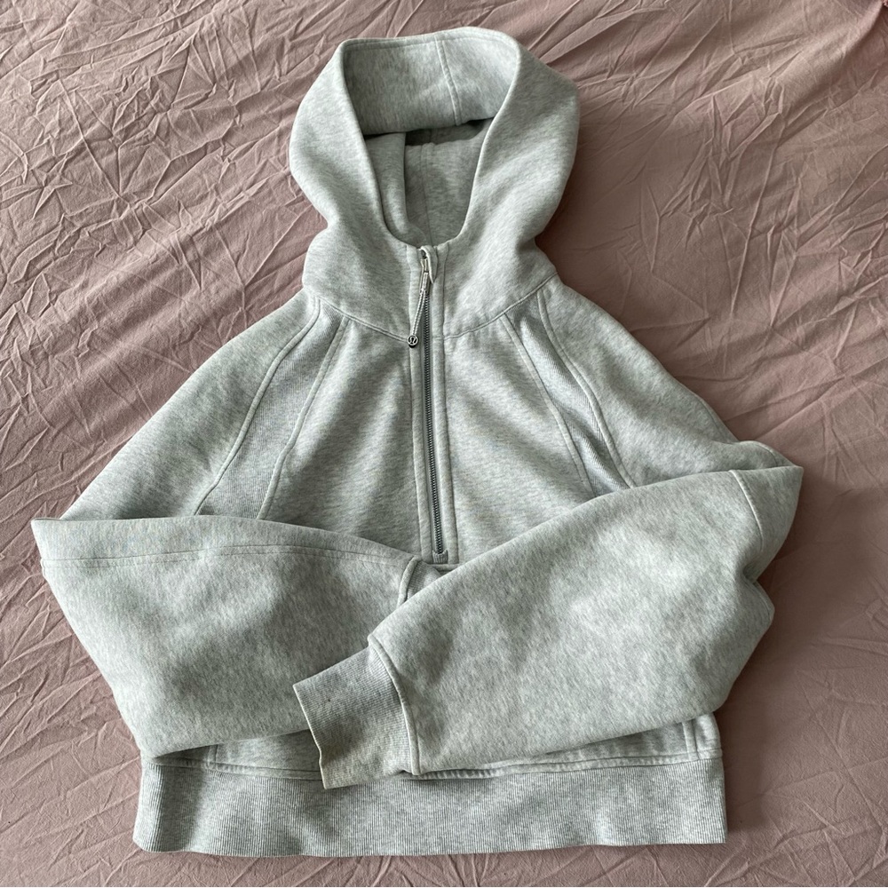 Scuba Oversized Half-Zip Hoodie